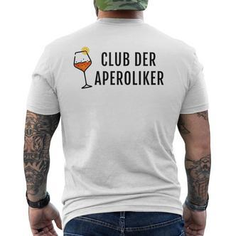 Club Der Aperoliker Aperol Spritz T-Shirt mit Rückendruck - Seseable De