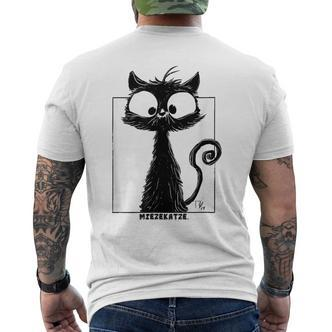 Cute Kitten Miezekatze Ein Miau Für Katzenliebe Gray S T-Shirt mit Rückendruck - Seseable De