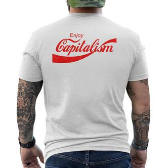 Enjoy Capitalism For American Entrepreneurs T-Shirt mit Rückendruck - Seseable De