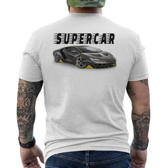 Great Italian Supercar T-Shirt mit Rückendruck - Seseable De
