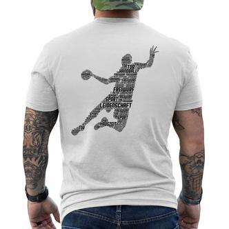 Handball Handballer Children's Boys T-Shirt mit Rückendruck - Seseable De