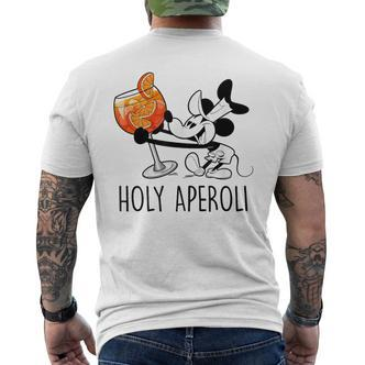 Holy Aperoli X Mouse Spritz Club Hallöchen Aperölchen White T-Shirt mit Rückendruck - Seseable De