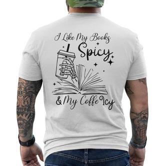 Ich Mag Meine Bücher Scharf Und Meinen Kaffee Eisig Gray T-Shirt mit Rückendruck - Seseable De