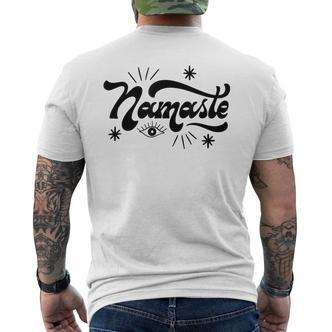 Namaste Yoga Meditation T-Shirt mit Rückendruck - Seseable De