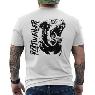 Rottweiler Portrait Igp Dog Sport S T-Shirt mit Rückendruck - Seseable De