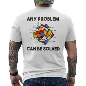 Rubik Cube Magic Cube Retro Rubi Vintage Nerd T-Shirt mit Rückendruck - Seseable De