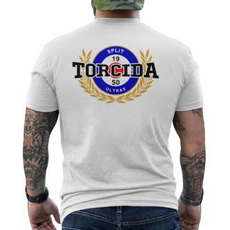 Torcida Split 1950 Proud Croatian Ultra Hrvatska Flag T-Shirt mit Rückendruck - Seseable De
