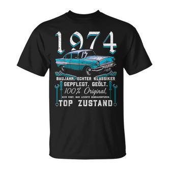 1974 Jahrgang Mann Frau 50 Years 50Th Oldtimer T-Shirt - Seseable De