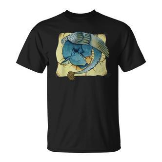 Abstrakte Kunst Fischen Themen T-Shirt in Schwarz, Kreatives Angler Tee - Seseable De