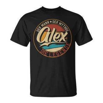 Alex Der Mann Der Mythos Die Legende First Name T-Shirt - Seseable De