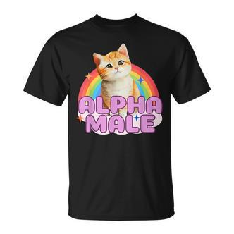 Alpha Male Cat Kitten  T-Shirt - Seseable De