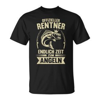 Angler Rentner Endlich Zeit Zum Fngelen Retirement S T-Shirt - Seseable De