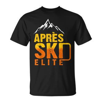 Apres Ski Elite Outfit Winter Team Party & Sauf T-Shirt - Seseable De