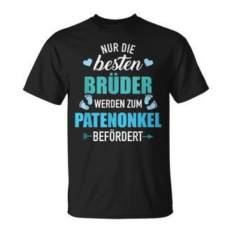 Besten Brüder Patenonkel Beförderben Schwangerschünen German Language T-Shirt - Seseable De