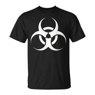 Biohazard-Symbol Herren T-Shirt, Schwarz, Grafik-Design - Seseable De