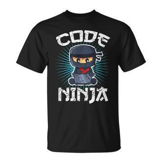 Code Ninja Programmer Coder Computer Programming Coding T-Shirt - Seseable De