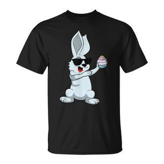 Dabbing Easter Bunny Easter Dab Dance Easter Bunny  T-Shirt - Seseable De