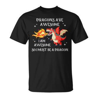 Drachen Sind Großartig Ich Bin Ein Drache-Geschenke Für T-Shirt - Seseable De