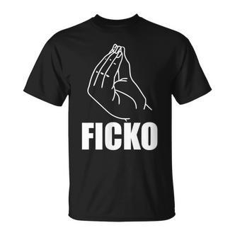 Ficko Italy Hand Sign Fun Geste T-Shirt - Seseable De