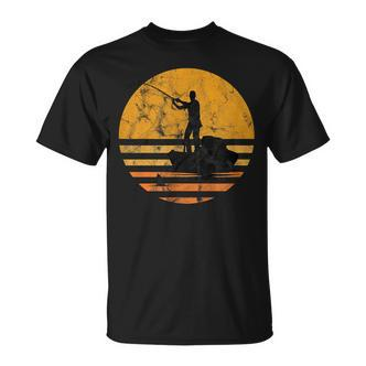 Fischer Vintage Fishing Rod Lake  T-Shirt - Seseable De