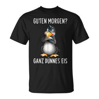 Penguin Guten Morgen Ganz Dünnes Ice Cream S T-Shirt - Seseable De