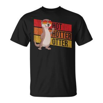 Vintage Hot Hotter Otter S T-Shirt - Seseable De