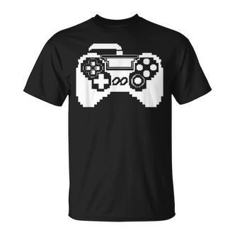 Game Controller Pixel Grafik Gamer Pc Spiele T-Shirt - Seseable De