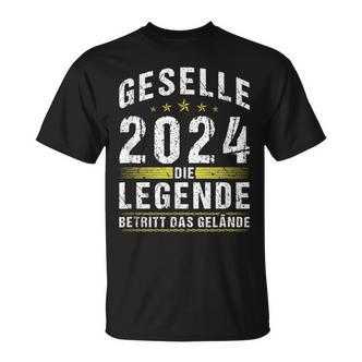 Geselle 2024 Gesellenprüfung Bestandene Ausbildung T-Shirt - Seseable De