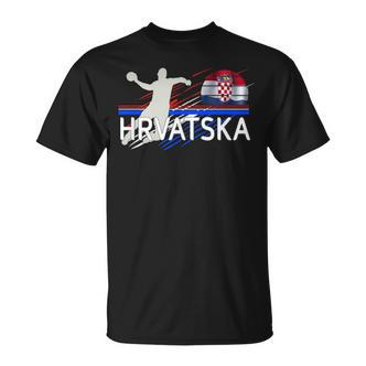 Handball Hrvatska Croatia T-Shirt - Seseable De