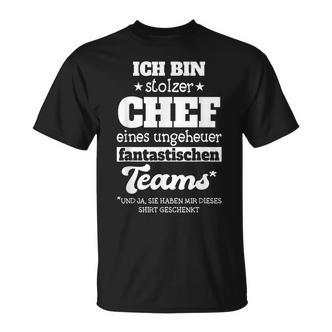 Ich Bin Stolzer Chef Einer Unheuer Fantastischen Team T-Shirt - Seseable De