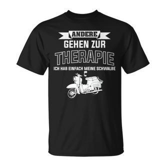 Ich Brauch Keine Therapie Schwalbenfahrer Schwalbe S51 T-Shirt - Seseable De