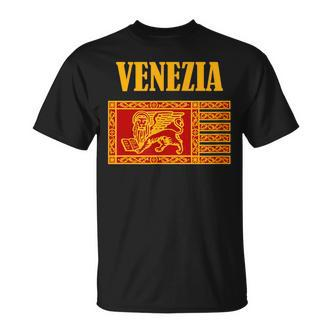 With Italian Flagenice -Enezia T-Shirt - Seseable De