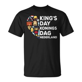Koningsdag Netherlands Holidays Kings Day Amsterdam T-Shirt - Seseable De