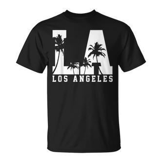 Los Angeles La California Usa America Souvenir T-Shirt - Seseable De