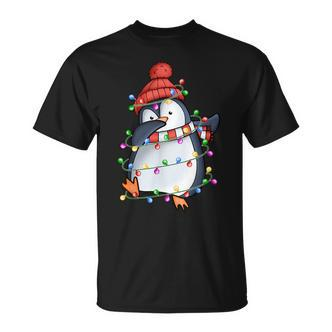 Lustiger Pinguin Weihnachten Dabbing Black T-Shirt - Seseable De