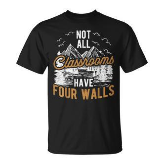 Nicht Alle Klassenzimmer Habenier Wände Wanderlustige T-Shirt - Seseable De