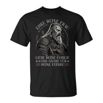 Norse Viking Ehre Deine Frau Ehre Deine Frau T-Shirt - Seseable De
