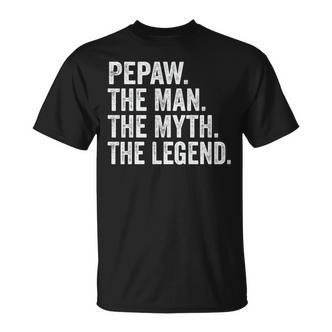 Pepaw Der Mann Der Mythos Die Legende Opa-Vatertag T-Shirt - Seseable De