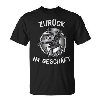 Pestdoktor Mittelalter Doktor Pestmaske Gothic T-Shirt - Seseable De