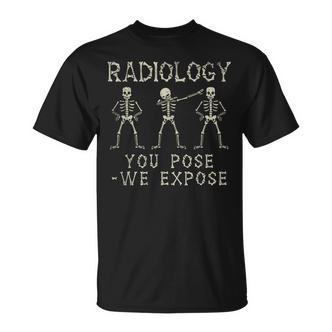 Radiologist Dabbing Skeleton X-Ray Radiology  T-Shirt - Seseable De