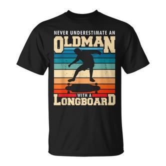 Retro Longboarder Longboard T-Shirt - Seseable De