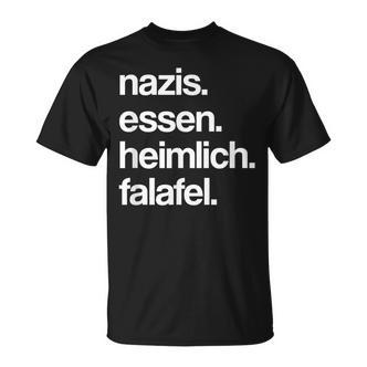 S Essen Secret Falafel Anti-Rassism T-Shirt - Seseable De