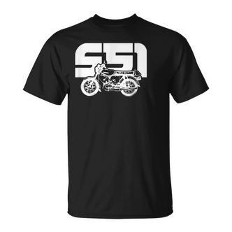 S51 Vintage Moped Simson-S51 T-Shirt - Seseable De