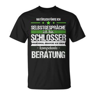 Schlosser Industrial Mechanic Mechanic Work  T-Shirt - Seseable De