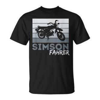 Simson Driver Ddr Moped Two Stroke S51 Vintage T-Shirt - Seseable De