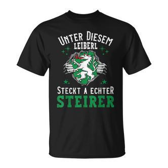 Steiermark Steirisch Crest Leiberl For Real Steirer T-Shirt - Seseable De