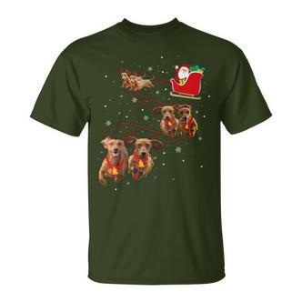 Dachshund Christmas Black T-Shirt - Seseable De