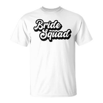 Bride Squad Bachelorette Party Hochzeit Geschenk T-Shirt - Seseable De