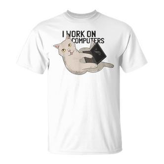 Cat Cat Kitten Programmer Computer Science T-Shirt - Seseable De
