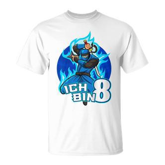 Children's Ich Bin 8 8 Jahre Junge Ninja T-Shirt - Seseable De